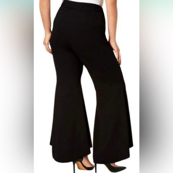 I.N.C. Curvy Flared High-Low Pants, - Picture 6 of 7
